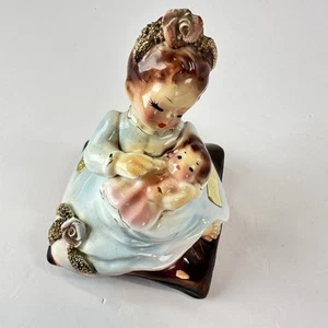 Josef Originals - Mary Ann Figurine - Girl with Baby Doll - Vintage, Stickers - Picture 1 of 10