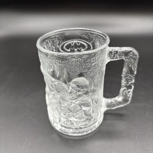 McDonalds VINTAGE 1995 Batman Robin Forever Glass Mug Batman & Robin - Picture 1 of 5