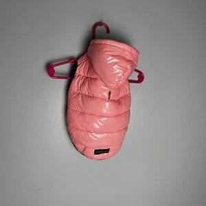 Fuzzyard Dog Rain Coat Size 2 Pink Hooded Waterproof Jacket Pet Apparel - Picture 1 of 8