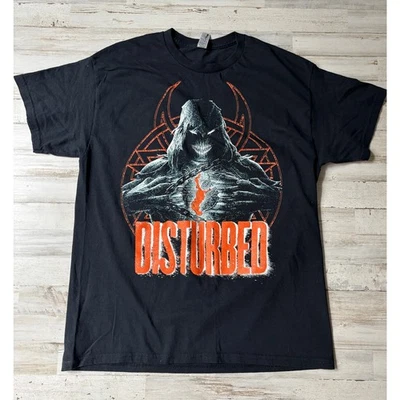 Camiseta para hombre Disturbed European Tour '23 Take Back talla L Usada en Excelente Condición Foto 1 de 3