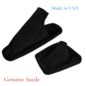 For BMW E36 E46 M3 Shift boot Emergancy E Brake Boot Cover Real Suede 1991- 2005 - Picture 1 of 3