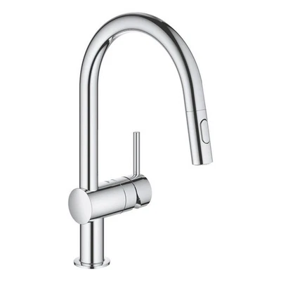 Grohe Kitchen Tap Mono Mixer Chrome Pull Out Single Lever Contemporary Faucet - Image 1 of 4