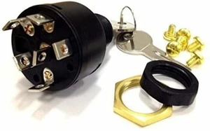 Inboard UNIVERSAL Ignition Magneto Key Switch 3Pos Off-Run-Start Mercruiser OMC - Picture 1 of 10