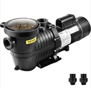 VEVOR Swimming Pool Pump, 1.5 HP 230 V, 1100 W Double Speed Pump - Picture 1 of 17