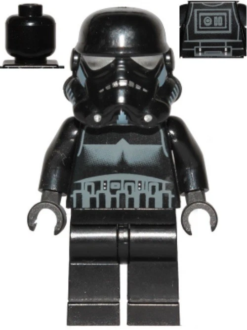LEGO® Minifig sw0166b - Imperial Shadow Trooper - Long Line on Back - Bild 1 von 1