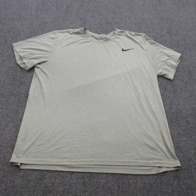 Nike Camisa Para Hombres 2XL Gris Dri-FIT Ligera Camiseta Atlética Rendimiento Swoosh Foto 1 de 4