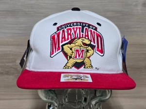 Vintage Starter Maryland Terrapins Hoopla Gear Cotton Snapback Hat New - Picture 1 of 9