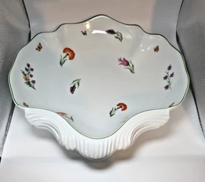 Tiffany & Co Limoges France "Tiffany Garden" Scallop Shell Dish 10.5" - Picture 1 of 7