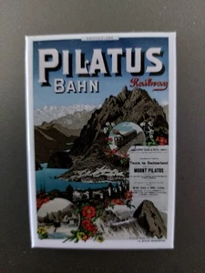 Pilatus Railway Bahn Schweiz Magnet Kühlschrank ca. 7,5 cm - Bild 1 von 1