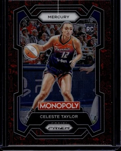 Celeste Taylor 2024 Panini WNBA Monopoly Prizm #66  Millionare Club RC - Picture 1 of 2