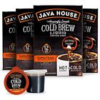 Java House Cold Brew Coffee Concentrate Single Serve Liquid Pods Sumatran 1.3...