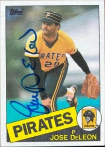 Jose DeLeon Autographed 1985 Topps #385 - Picture 1 of 1