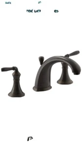 Kohler T387-4-2BZ Devonshire Deck Mount Roman Tub Bath Faucet - Picture 1 of 4