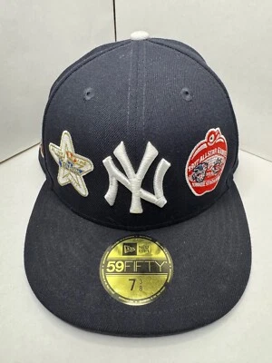 New Era Icons All Star Logos NY Yankees Hat - 7 3/8 Hat Club Exclusive - Image 1 of 4