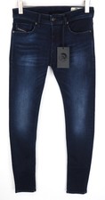DIESEL Sleenker-X 083AG Men Jeans W28/L34 Slim Skinny Fit Stretch Dark Blue