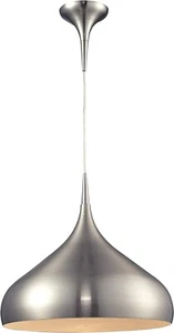 ELK Lighting Home Lindsey 1-Light Pendant Satin Nickel Pendant Light - Picture 1 of 1