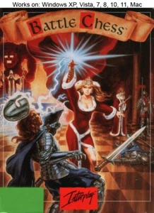 Battle Chess PC Game 1991 Interplay Windows 10 11 - Picture 1 of 2