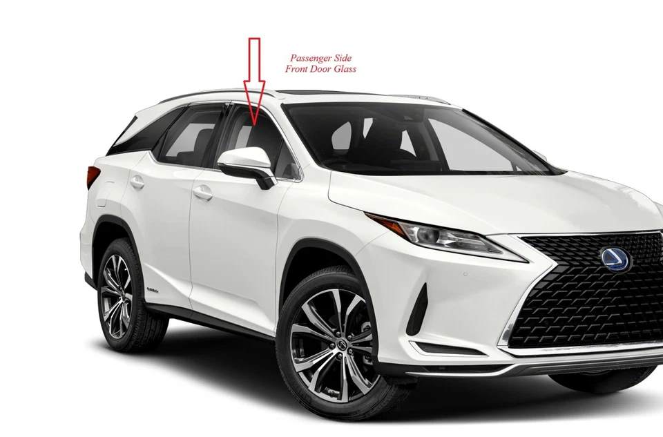 Fits 2016-2022 Lexus  RX 450h, 450hL 4Dr  Front Door Glass Window Passenger Side Foto 1 de 1