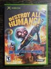 Destroy All Humans! - Microsoft Xbox 2005 - CIB 