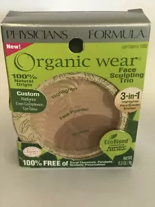 Physicians Formula Organic Wear Face Sculpting Trio, # 1092 Light Organics - Picture 1 of 2