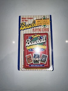 Major League Baseball 1991 Unopened Sealed Box MLB 56 US Playing Cards All Stars - Picture 1 of 2