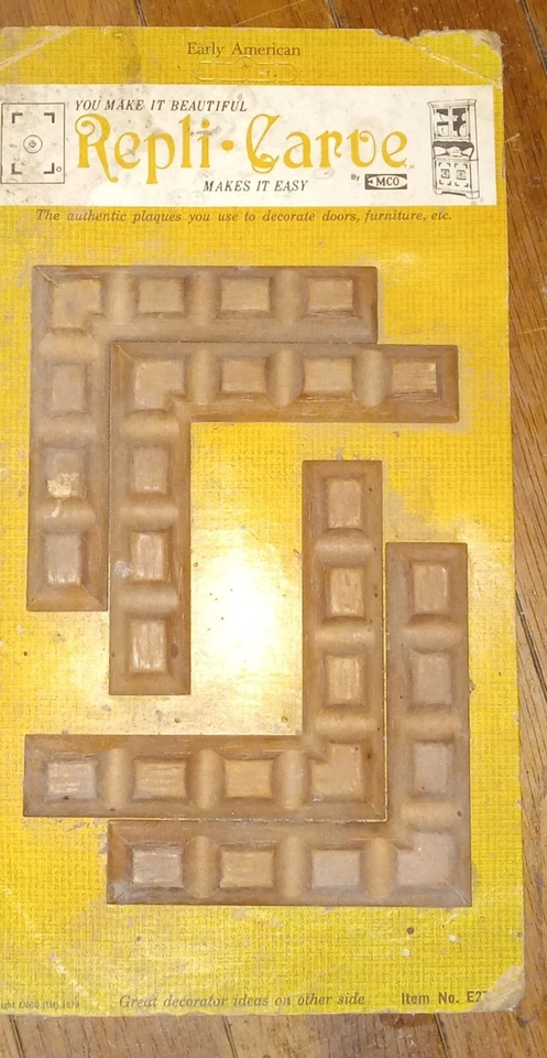 Apliques de resina para muebles vintage proyecto artesanal mediados de siglo reparación placa decoración Foto 1 de 1