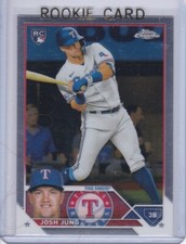 JOSH JUNG ROOKIE CARD Texas Rangers Baseball 2023 TOPPS CHROME RC