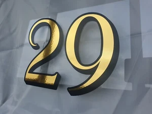 Custom Fanlight Number, MULTIPLE SIZES, classic Victorian style - Picture 1 of 10