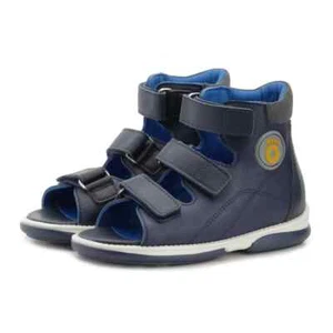 Memo Pedro Jungen Kleinkind korrigierende orthopädische High-Top AFO-ähnliche Ledersandale - Bild 1 von 7