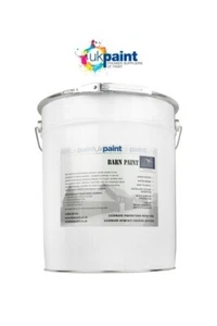 UK PAINT - Acrylic Barn Paint - 20L - Dark Brown Matt Finish  - Picture 1 of 2