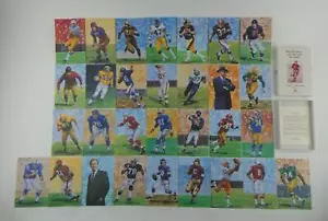 Goal Line Art Card GLAC Serie 1 Set Completo di 30 Calcio HOF 1989 3461 - Foto 1 di 14