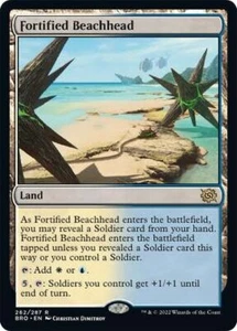 Fortified Beachhead - Rare FOIL - The Brothers' War #262 - Picture 1 of 1