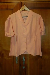 Camicetta seta, Rosa,usata, vedi misure - Foto 1 di 7