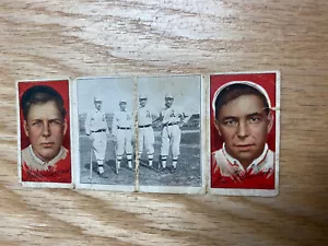 1912 T202 Triple Folders Hassan Cigarettes Mordecai Brown & George Graham Card - Picture 1 of 8
