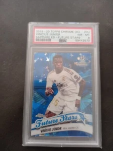 Future stars Card VINICIUS JUNIOR 🇧🇷 Real Madrid topps chrome UCL 2019 psa 9 - Imagen 1 de 2