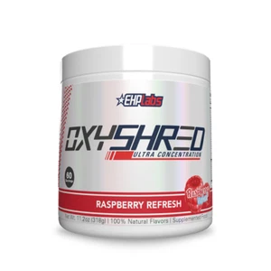 Exp 08/01/25 EHPLABS OXYSHRED THERMOGENIC FAT BURNER 60 Serves Raspberry Refresh - Picture 1 of 2