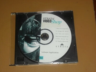 Vintage (1996) Strata VideoShop 3.0 CD for Apple Mac OS (7.x, 8.x & 9.x) - Image 1 of 2