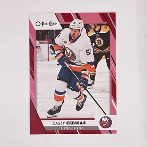 2023-24 O-Pee-Chee Red Border Casey Cizikas #427 - Picture 1 of 2