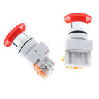 1Pc Red Mushroom Cap Normally Closed Emergency Stop Push Switch Button 10A O BI