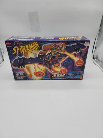 1994 Toybiz Spider-Man Animated Series Hobgoblin Wing Bomber NIB Cover