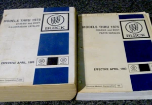 Buick Regal 1974-1975 conjunto manual de piezas de carrocería y chasis - Imagen 1 de 6