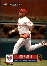 2005 Donruss Philadelphia Phillies Baseball Card #292 Bobby Abreu