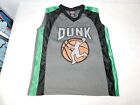 Mad Game Boys Basketball Jersey Size 7 Dunk Green Gray 