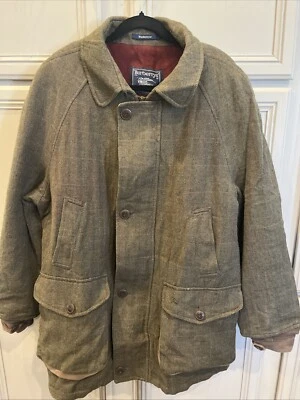Burberry Hecho en Italia, Mezcla de Lana, Botón/Cremallera Frontal, Abrigo, Talla L Foto 1 de 4