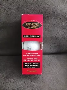 Box of 3 Top Flite XL 2000 Super Titanium Golf Balls - A gr - Picture 1 of 13