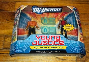 DC Universe Modellini Young Justice Aquaman & Aqualad Mattel - Foto 1 di 1