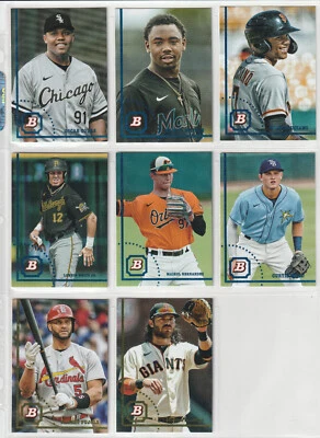 2022 BOWMAN HERITAGE UPICK IMAGE SWAP FOIL CHROME REFRACTOR DOMINGUEZ FRELICK - Image 1 of 4
