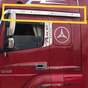 für Mercedes-Benz Axor Kabinendach-Streifen, hochglanzpolierter Edelstahl, 2-tlg - Zdjęcie 1 z 3