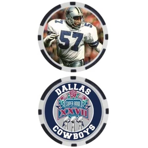 VINSON SMITH - COWBOYS SUPER BOWL XXVII - POKER CHIP - Picture 1 of 2