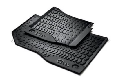 Audi Genuine Rubber Floor Mats for Audi Q5 2017 onwards   - Black - Image 1 of 2